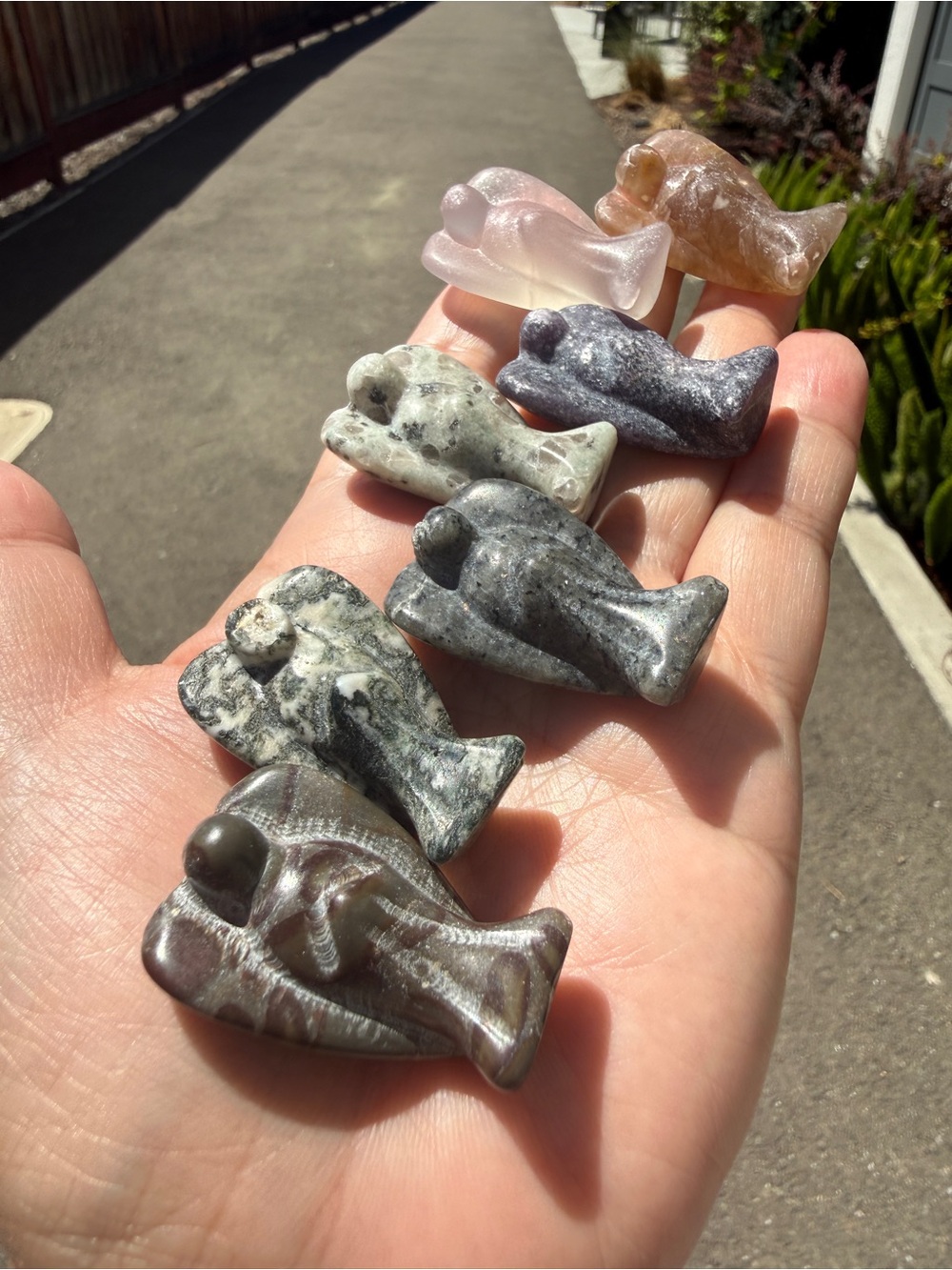 7 Archangels Crystal Guardian Set.Divine Protection & Healing Pocket Stones⁠1.5"